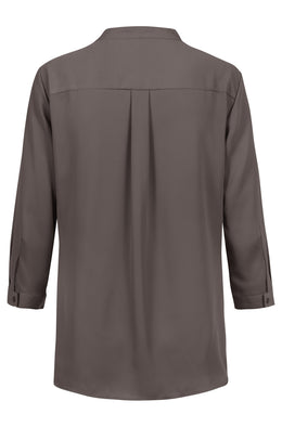 Greiff 6586 Damen-Chiffon Bluse 3/4 Arm Regular Fit
