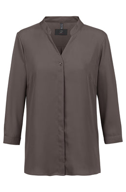 Greiff 6586 Damen-Chiffon Bluse 3/4 Arm Regular Fit
