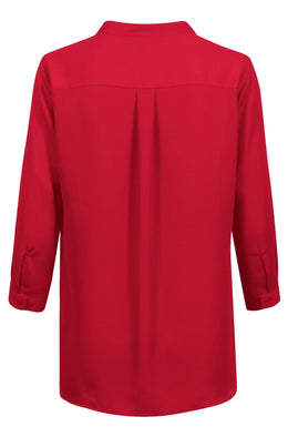 Greiff 6586 Damen-Chiffon Bluse 3/4 Arm Regular Fit