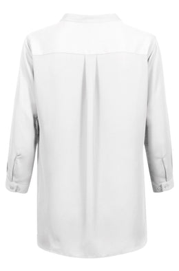Greiff 6586 Damen-Chiffon Bluse 3/4 Arm Regular Fit