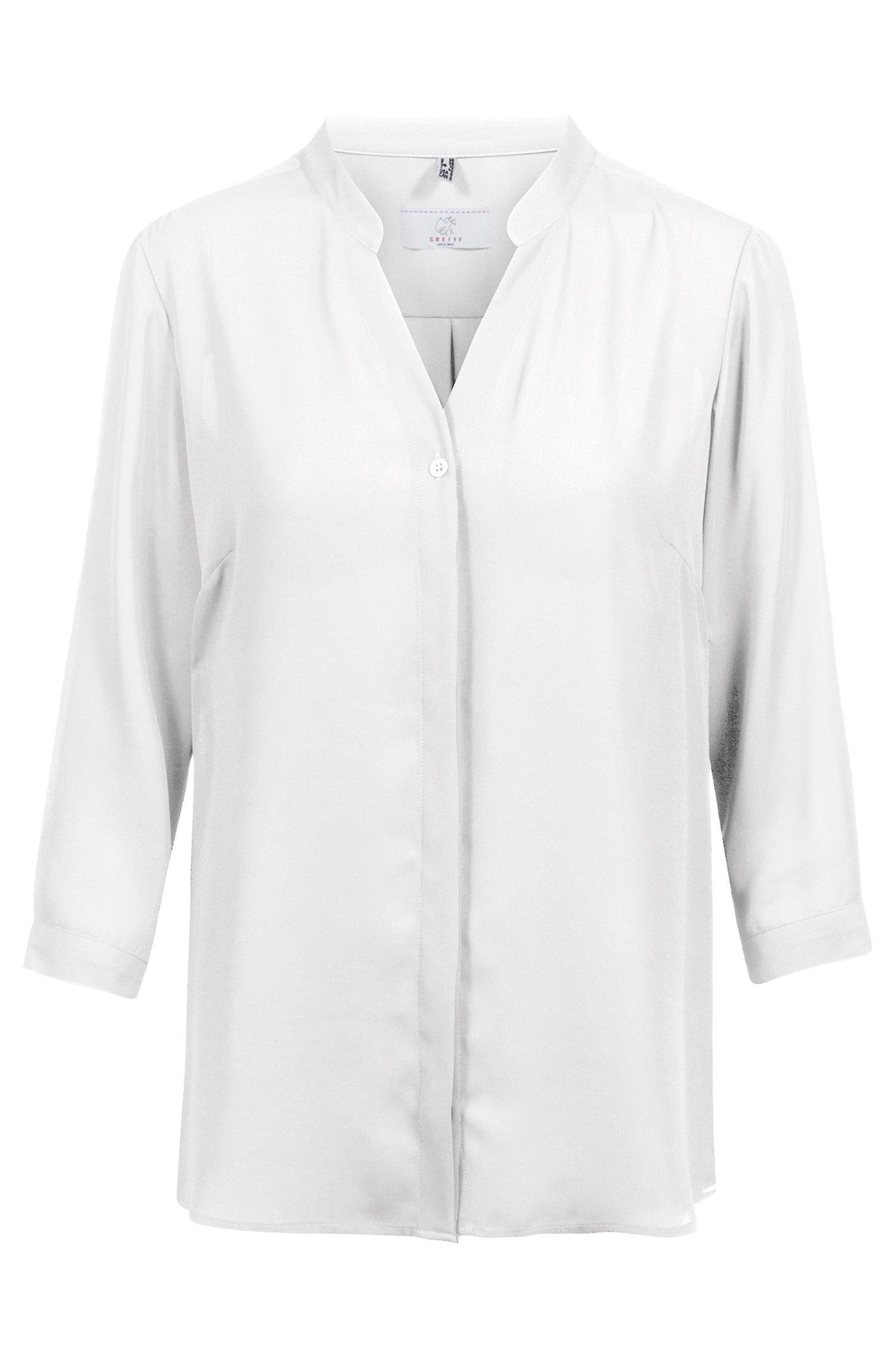 Greiff 6586 Damen-Chiffon Bluse 3/4 Arm Regular Fit