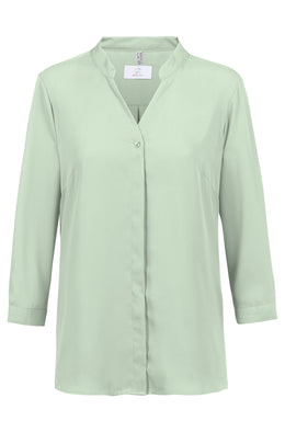 Greiff 6586 Damen-Chiffon Bluse 3/4 Arm Regular Fit