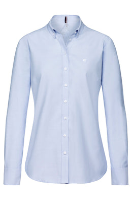 Greiff Casual 6591 Damen Bluse Regular Fit ,weiß, bleu,