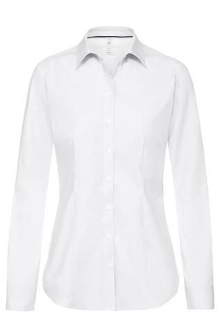 Greiff Premium 6592 Damen Bluse Regular Fit-langarm, weiß