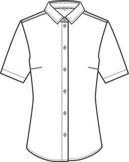 Greiff Simple 6599 Damenbluse kurzarm Regular Fit, weiß