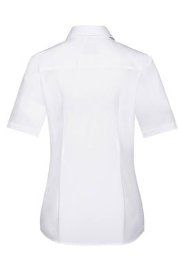 Greiff Basic 6651 Damenbluse halbarm Comfort Fit, weiß