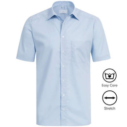 Greiff Basic 6666 Herren Hemd kurzarm in Regular Fit- weiß