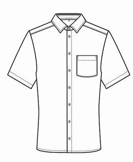Greiff Basic 6666 Herren Hemd kurzarm in Regular Fit- weiß