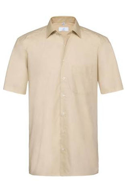 Greiff Basic 6666 Herren Hemd kurzarm in Regular Fit- weiß