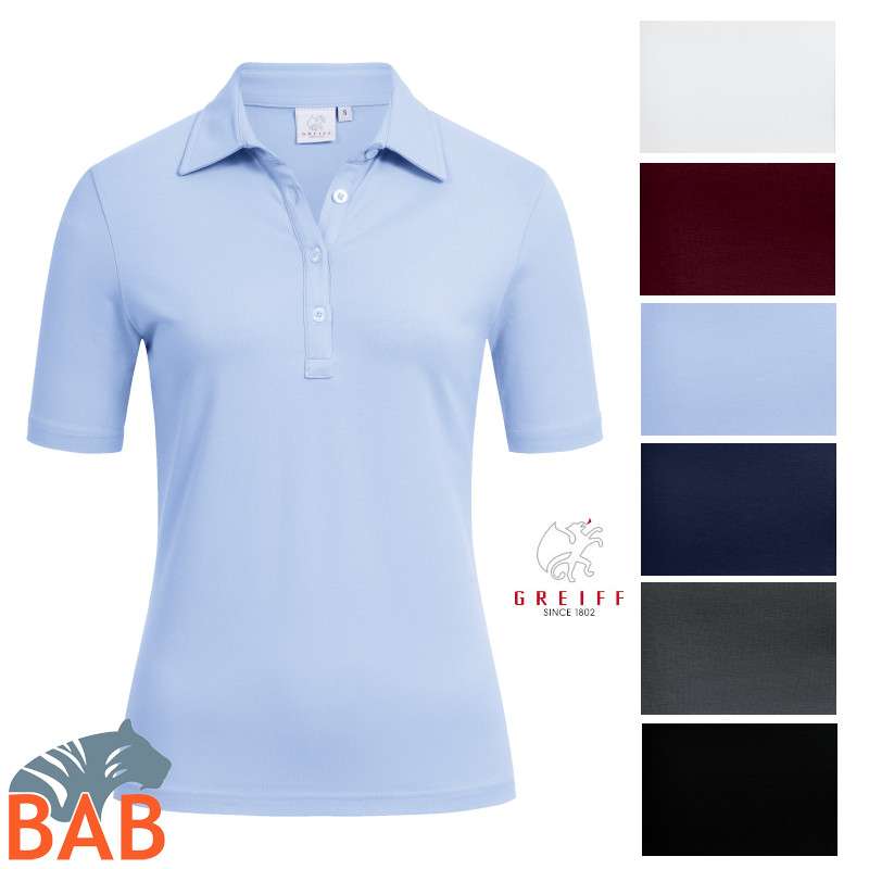 Greiff 66810 Stretch- Damenpolo, Regular Fit