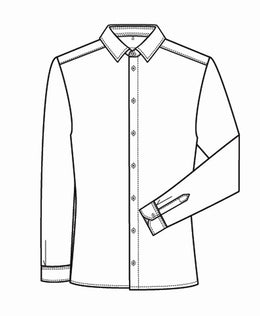 Greiff Basic  6720 Herren Hemd Slim Fit