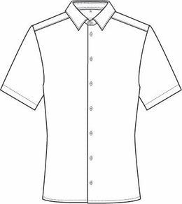 Greiff-Leasing 67550 Herren Hemd Slim Fit, kurzarm