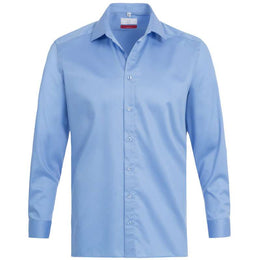 Greiff  Premium 6762  Herrenhemd Regular Fit , Stretch weiss, schwarz, mittelblau