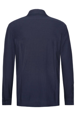 Greiff Casual  6767 Herren-Jerseyhemd langarm Regular Fit, weiß