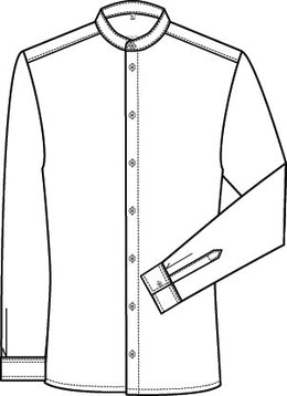 Greiff Basic 6772 Herren-Stehkragenhemd 1/1 Regular Fit