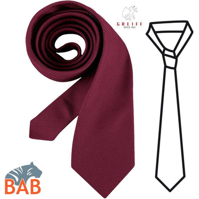Greiff 6900 Krawatte für Herren bordeaux