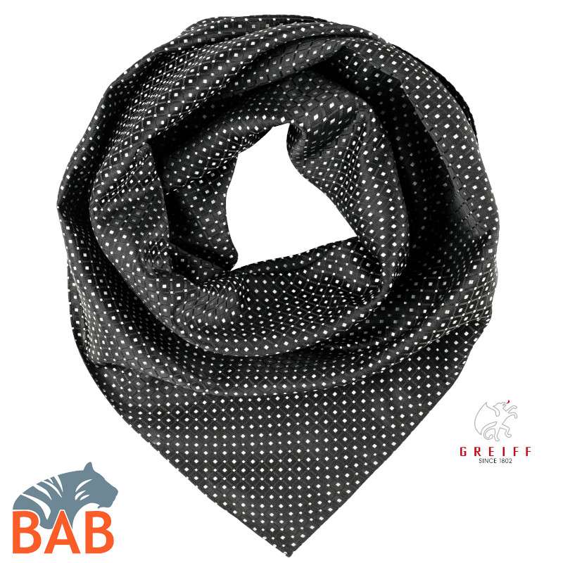 Greiff  6901 Tuch Business-Kleidung schwarz/silbergrau gemustert