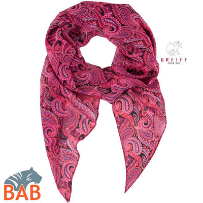 Greiff  6919 Schal Business-Kleidung Beere Paisley