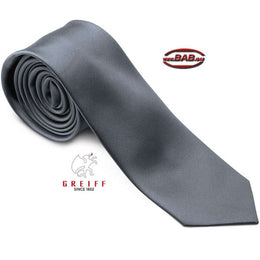 Greiff 6918 Slimline Krawatte für Herren anthrazit