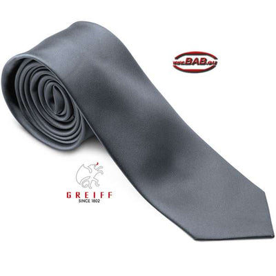 Greiff 6918 Slimline Krawatte für Herren anthrazit