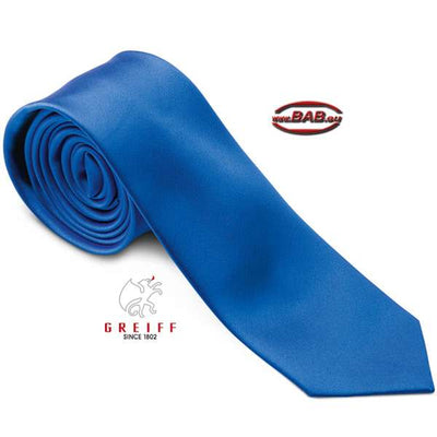 Greiff 6918 Slimline Krawatte für Herren royalblau