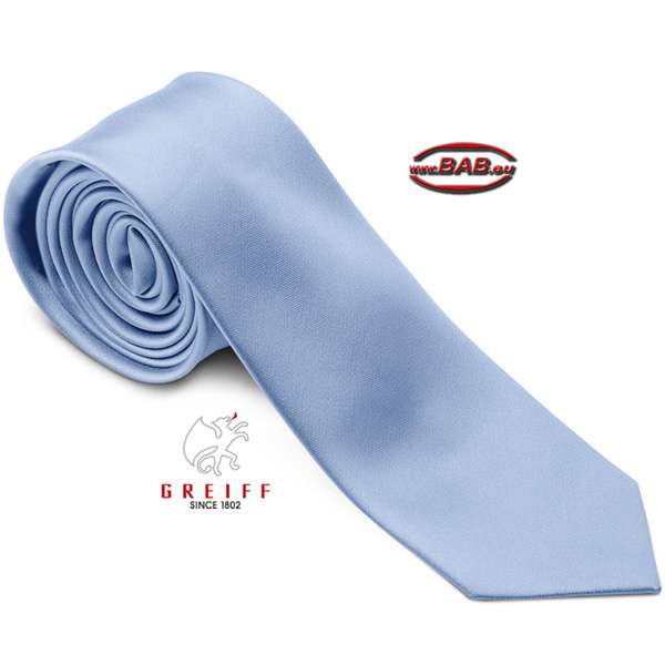 Greiff 6918 Slimline Krawatte für Herren bleu