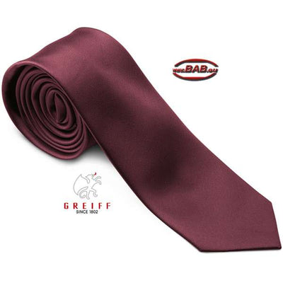 Greiff 6918 Slimline Krawatte für Herren bordeaux