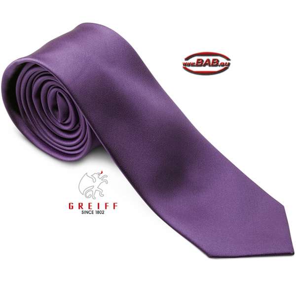 Greiff 6918 Slimline Krawatte für Herren  lila