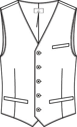Greiff Basic 1225 Herren Weste, Regular Fit