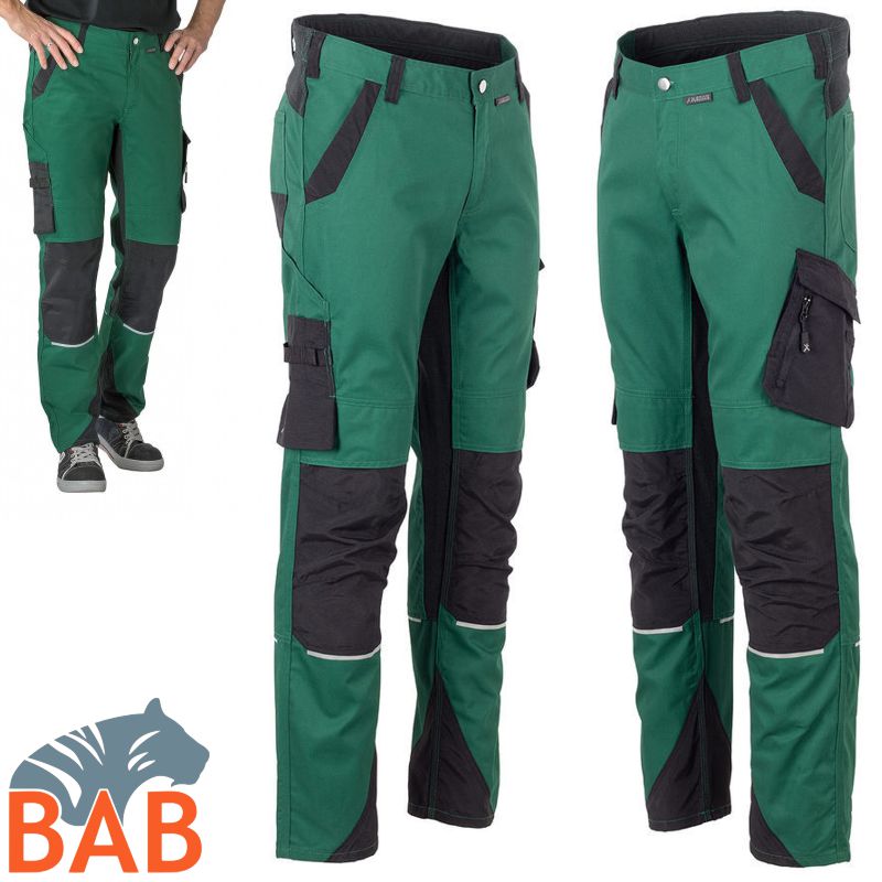 Planam Norit 6404 Arbeitshose Bundhose grün-schwarz Herrengrösse