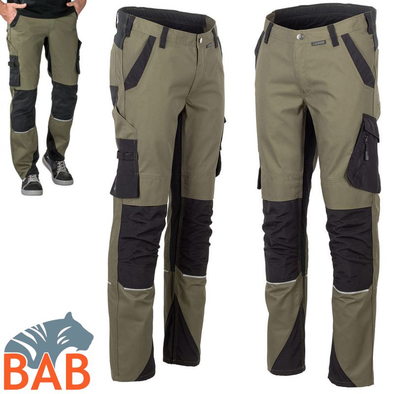 Planam Norit 6405 Arbeitshose Bundhose oliv-schwarz Herrengrösse