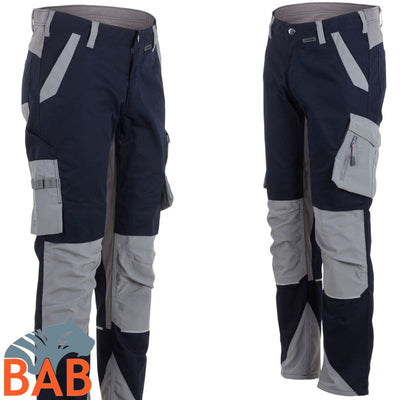 Planam Norit 6409 Arbeitshose Bundhose schwarzblau-zink Herrengrösse