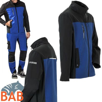 Planam norit 6502 Herrenhybridjacke kornblau-schwarz Herrengrösse