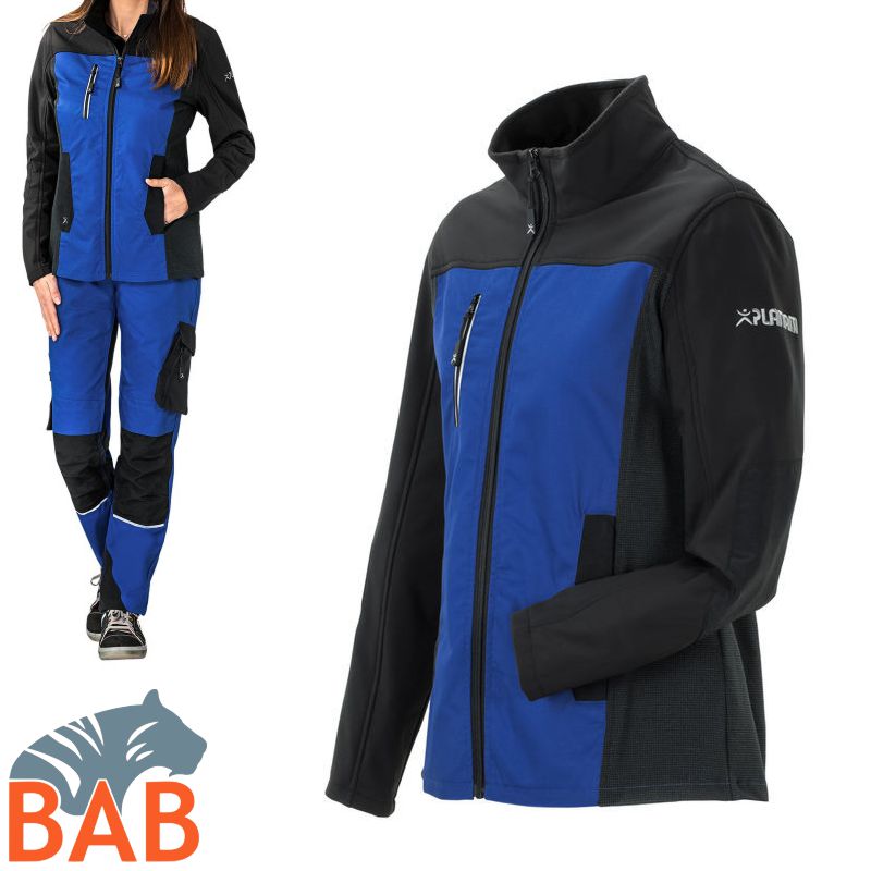 Planam Norit 6512 Hybridjacke kornblau-schwarz Damengrösse