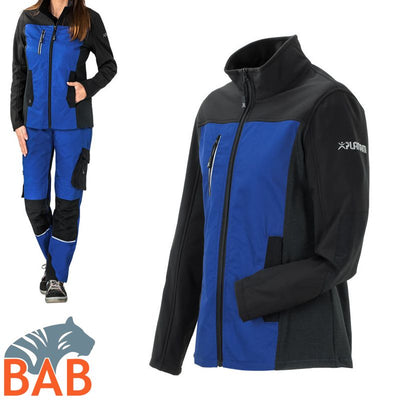 Planam Norit 6512 Hybridjacke kornblau-schwarz Damengrösse
