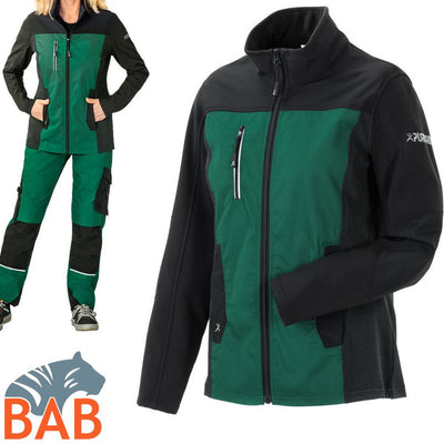 Planam Norit 6514 Hybridjacke grün-schwarz Damengrösse
