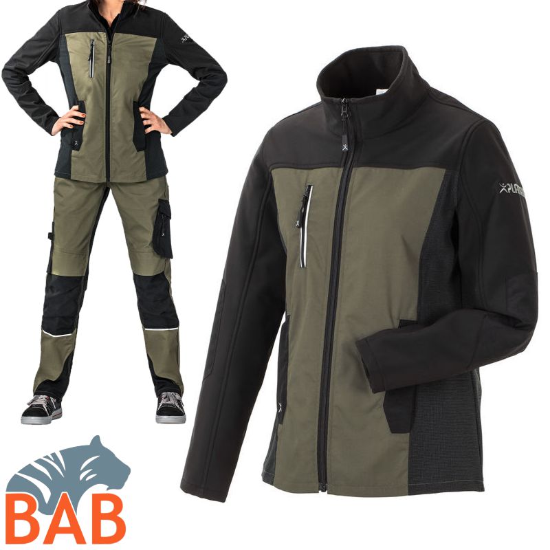Planam Norit 6515 Hybridjacke oliv-schwarz Damengrösse
