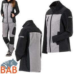 Planam Norit 6516 Hybridjacke zink-schwarz Damengrösse