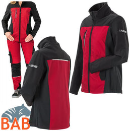 Planam Norit 6517 Hybridjacke rot-schwarz Damengrösse