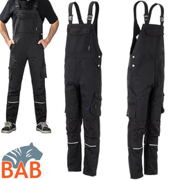 Planam Norit 6520 Latzhose schwarz-Herrengrösse
