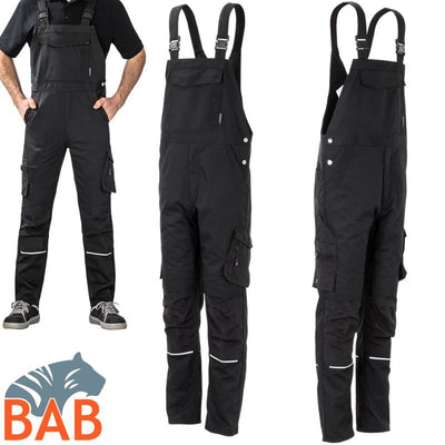 Planam Norit 6520 Latzhose schwarz-Herrengrösse