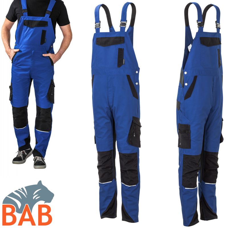 Planam Norit 6522 Latzhose kornblau-Herrengrösse