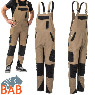 Planam Norit 6523 Latzhose sand-Herrengrösse