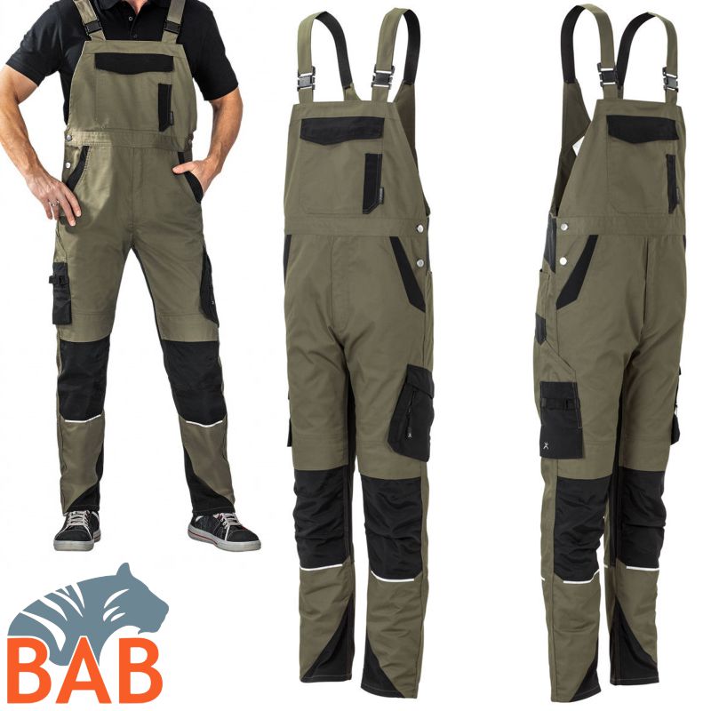 Planam Norit 6525 Latzhose leicht oliv-Herrengrösse