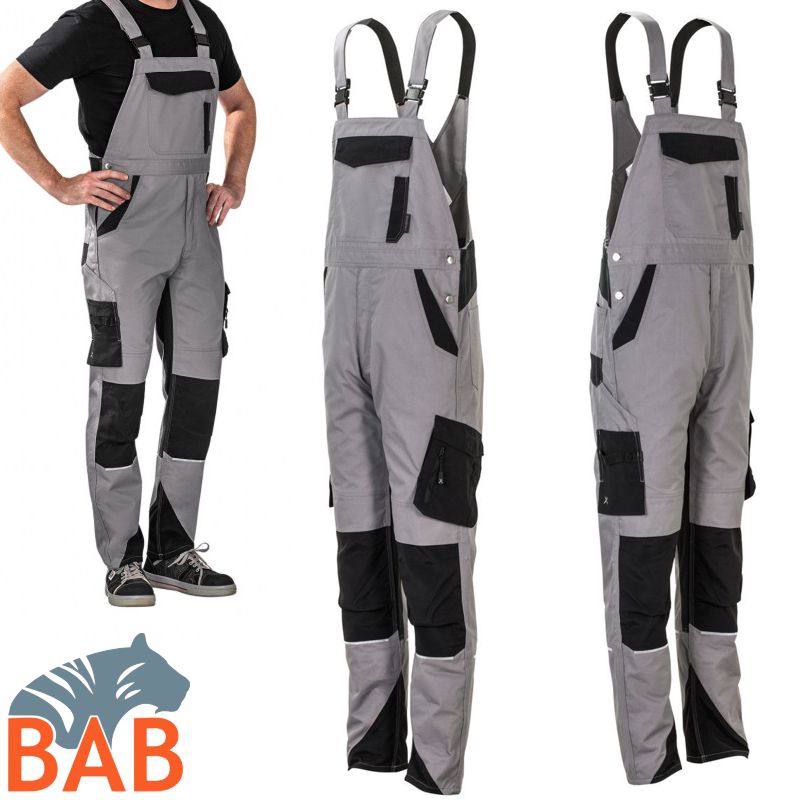 Planam Norit 6526 Latzhose zink-Herrengrösse