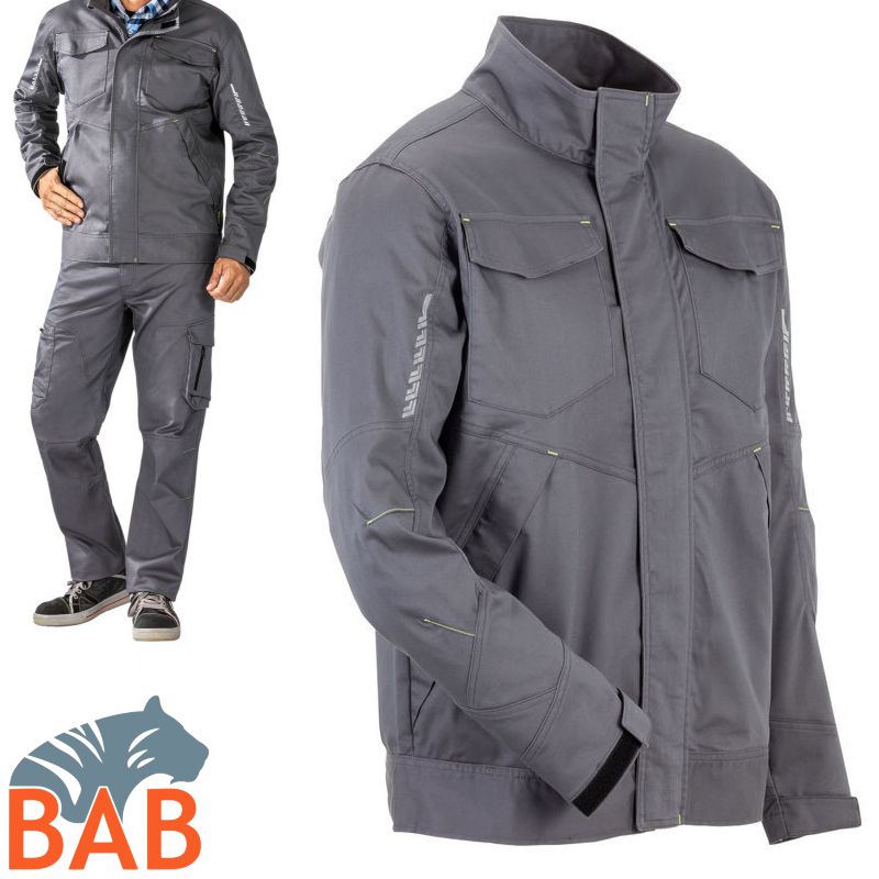 Planam Stretchline 6601 Bundjacke anthrazit Zwei-Wege-Stretch-Herrengrösse