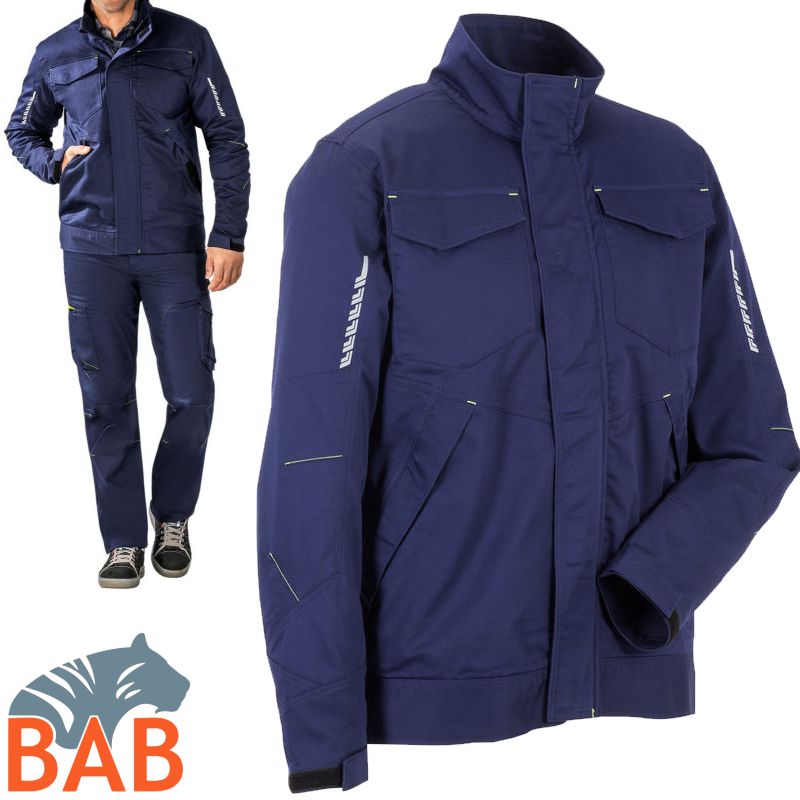 Planam Stretchline 6602 Bundjacke marine Zwei-Wege-Stretch-Herrengrösse