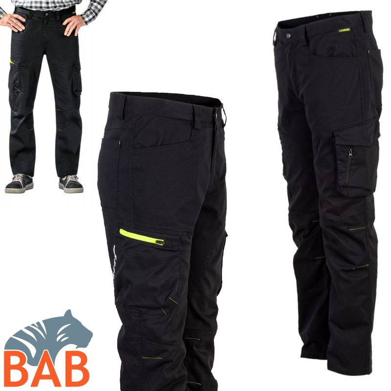 Planam Stretchline 6610 Bundhose schwarz zwei-Wege-Stretch-Herrengrösse