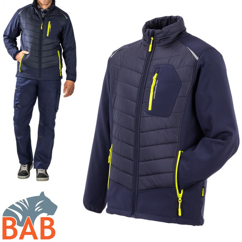 Planam Stretchline 6682  WINTERJACKE-marine -unisex