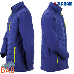 Planam Stretchline 6683  WINTERJACKE-kornblau -unisex